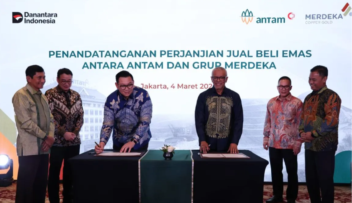 Antam Kunci Pasokan 6 Ton Emas per Tahun, Strategi Jaga Stabilitas di Tengah Gejolak Iran-Israel, Demi Lindungi Pasar Domestik. ANTARAHO-ANTAM