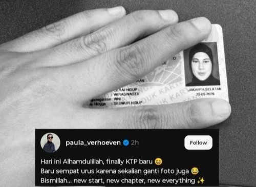 Paula Verhoeven Umumkan Status Baru, Tanda Babak Baru Usai Bercerai dari Baim Wong