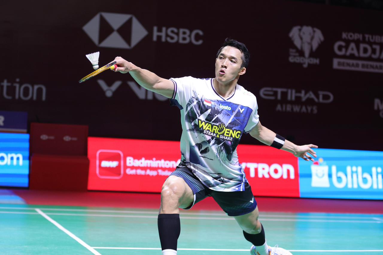 Jonatan Christie Selamat dari Kejutan Alwi Farhan, Duel Sengit 75 Menit Berakhir Dramatis di Indonesia Open 2026