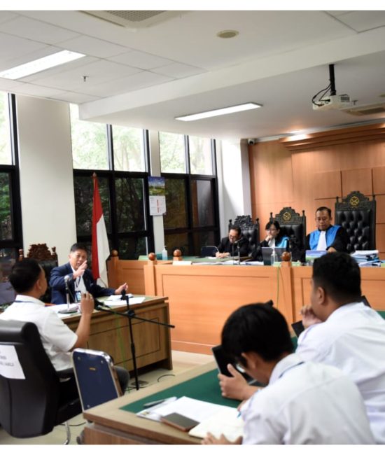 Sidang Gugatan di Pengadilan Tata Usaha Negara (PTUN) Jakarta.