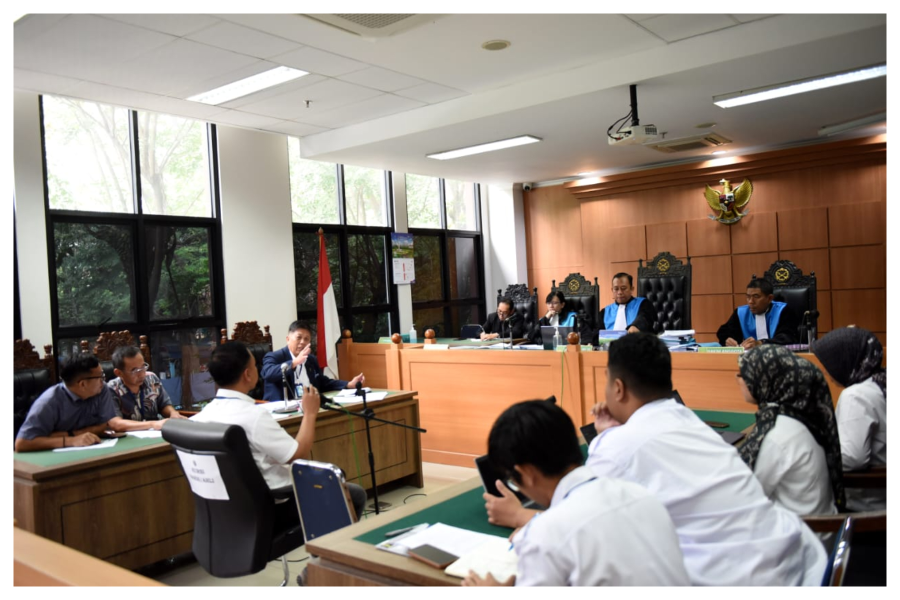 Sidang Gugatan di Pengadilan Tata Usaha Negara (PTUN) Jakarta.