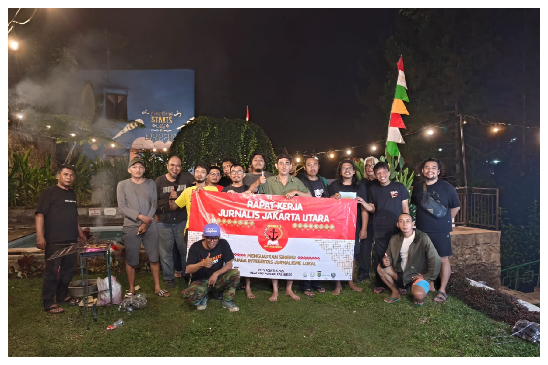 Kelompok Kerja Jurnalis Jakarta Utara menggelar Rapat Kerja (Raker) Tahun 2026. Foto: Istimewa