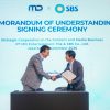 MD Entertainment Tbk (“MD Entertainment” atau “Perseroan”) (IDX: FILM), dan SBS Co., Ltd. (“SBS”) mengumumkan penandatanganan Nota Kesepahaman tentang Kerja Sama Strategis dalam Bisnis Konten dan Media. Foto: Istimewa