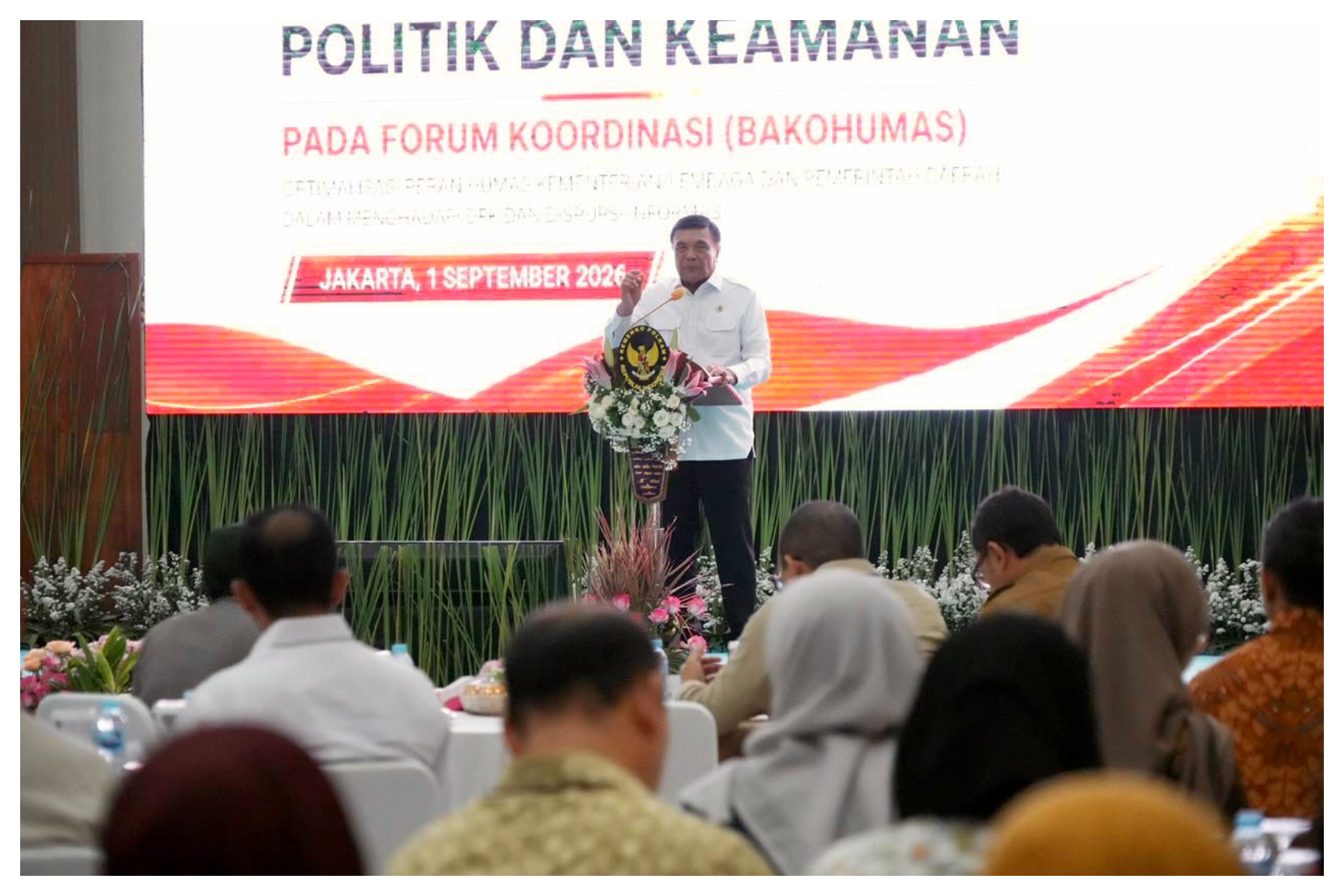 Menteri Koordinator Bidang Politik dan Keamanan (Menko Polkam) Jenderal TNI (Purn.) Djamari Chaniago. Foto: Istimewa