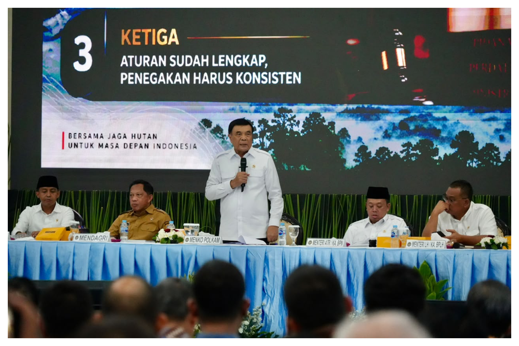 Menteri Koordinator Bidang Politik dan Keamanan (Menko Polkam) Jenderal TNI (Purn.) Djamari Chaniago. Foto: Istimewa