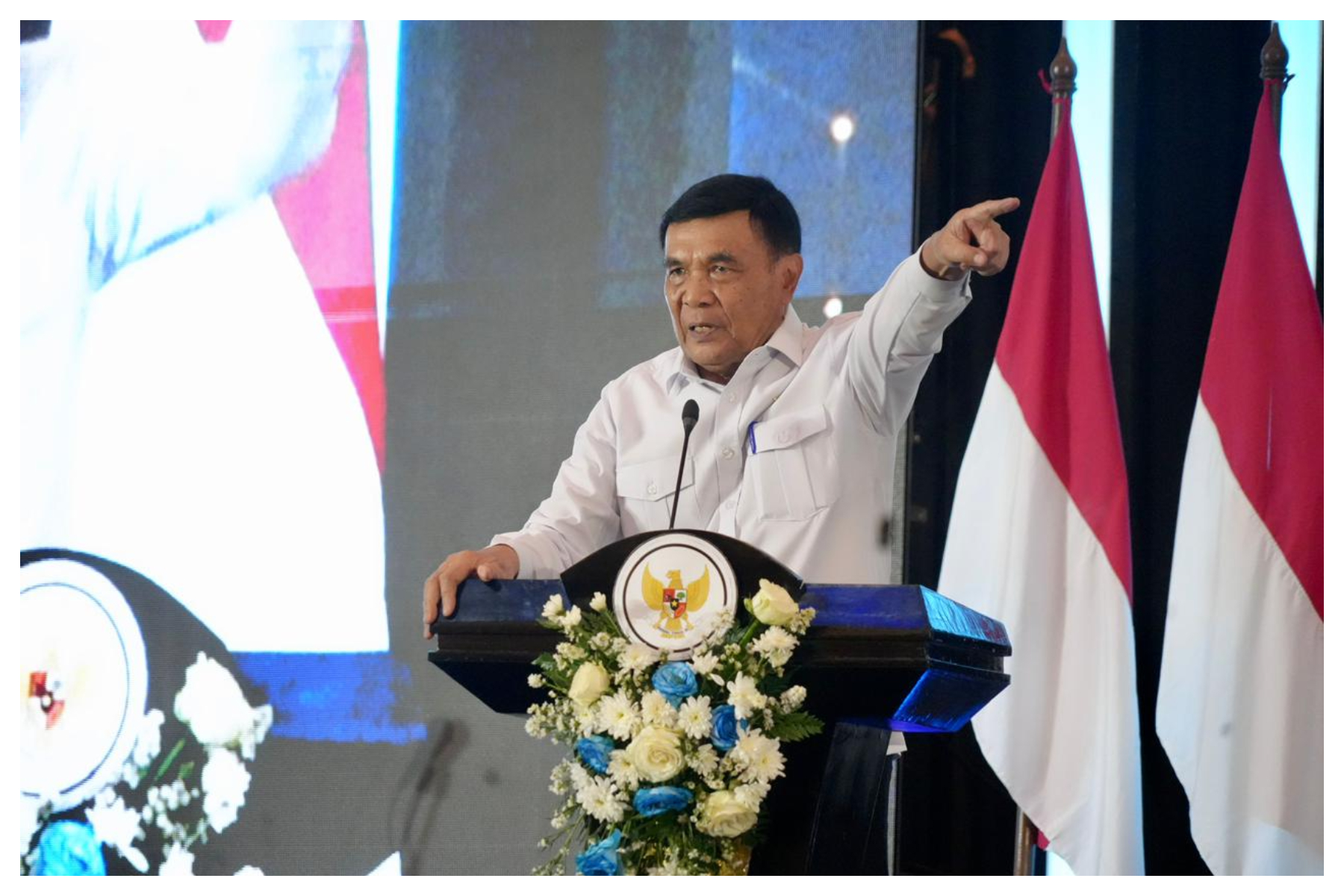 Menteri Koordinator Bidang Politik dan Keamanan (Menko Polkam) Jenderal TNI (Purn.) Djamari Chaniago. Foto: Istimewa
